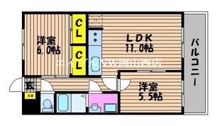 川入アサヒマンションの物件間取画像